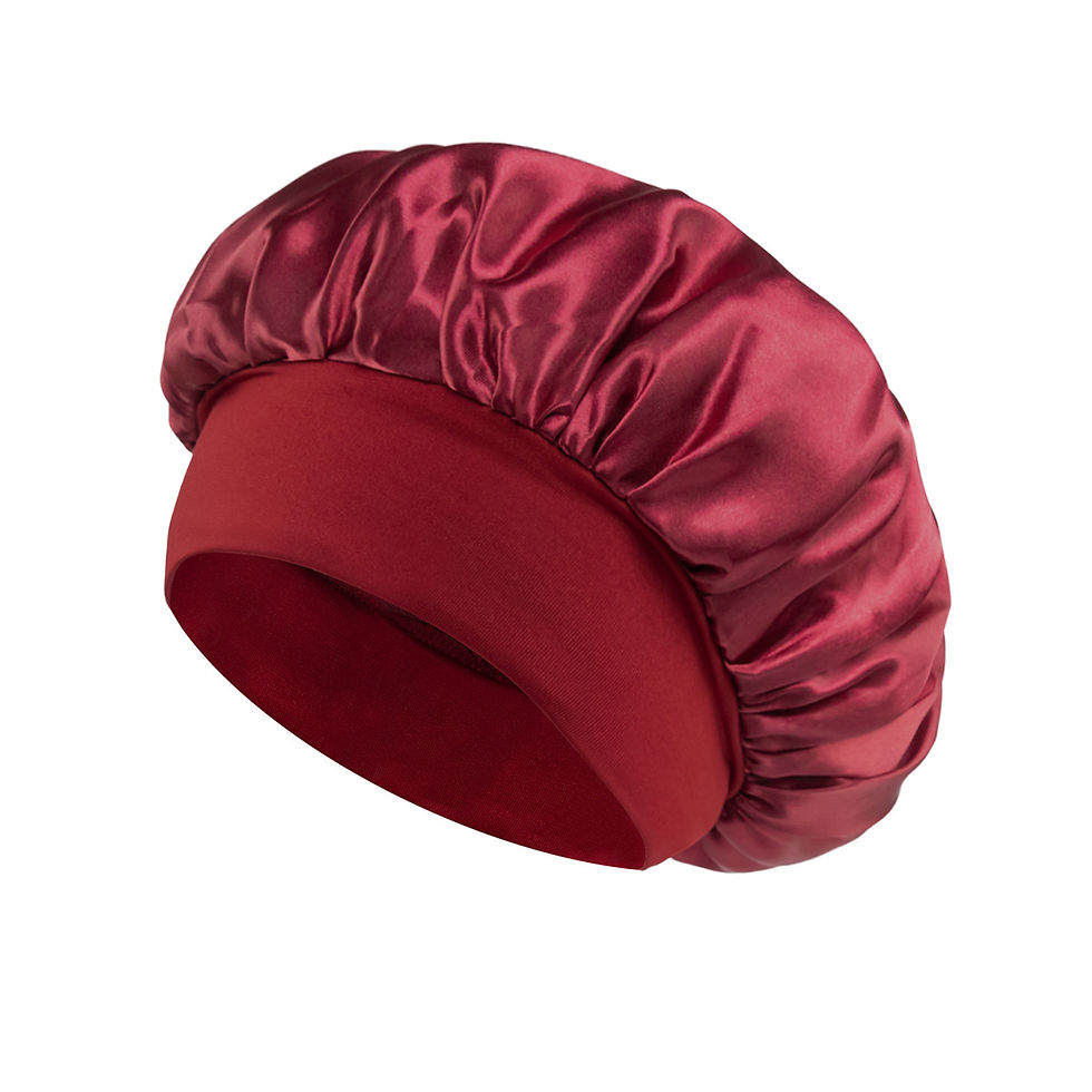 Thumbnail: Soft Silk-Satin Overnight Hair Bonnet