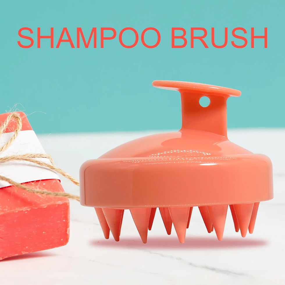 Thumbnail: Ergonomic Silicone Shower Brush for Scalp Care