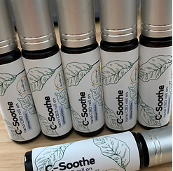 C-Soothe roll ons combine aromatherapy and cannabidiol in a convenient roll on formuation.