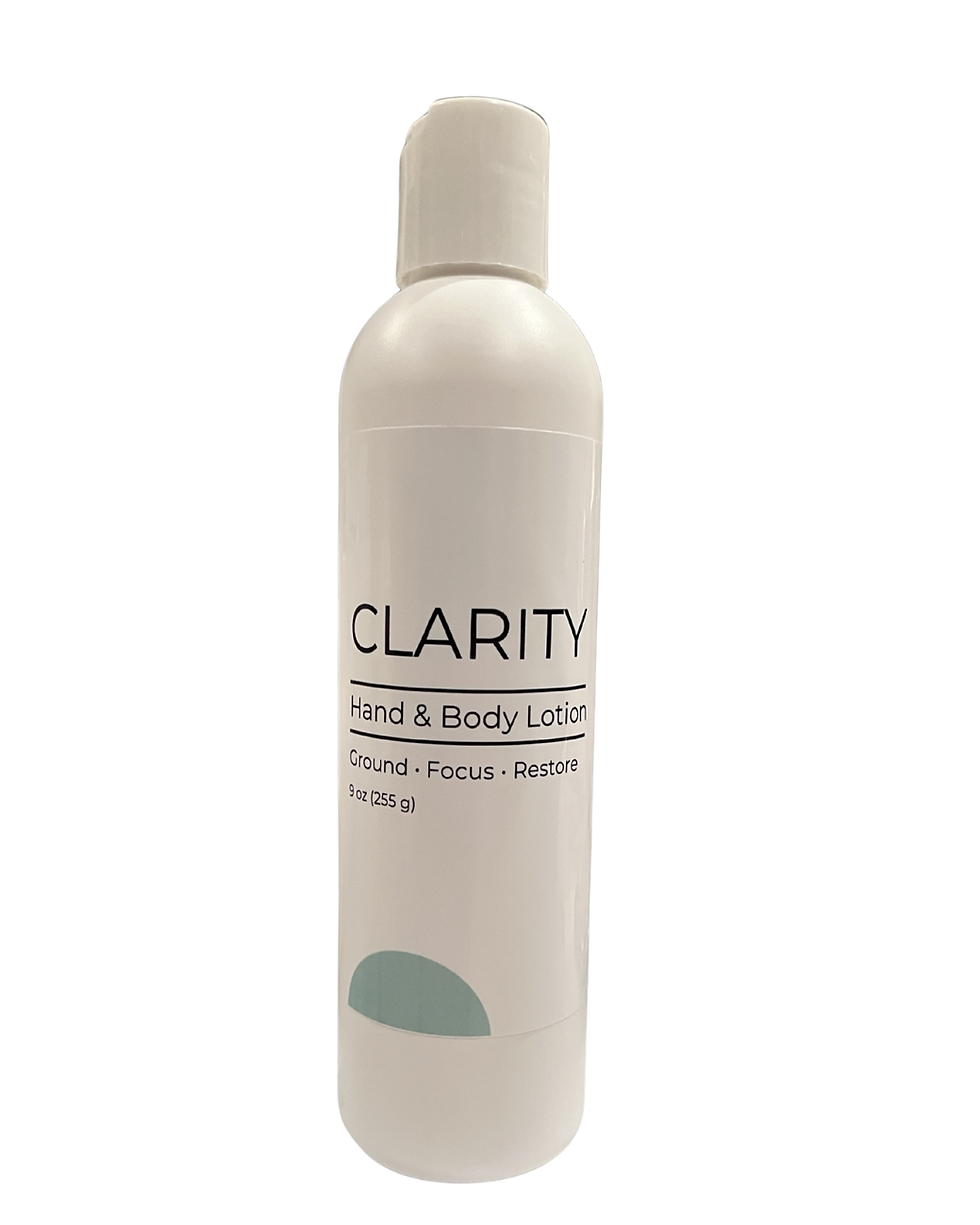 Thumbnail: White bottle of lotion with Clarity label