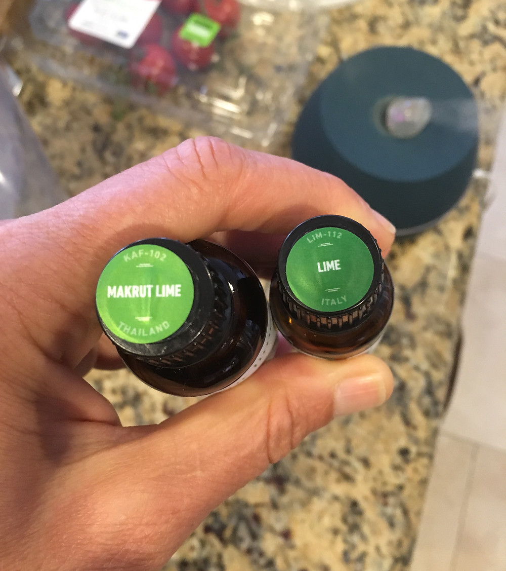 Makrut lime (Citrus hystrix) and lime (Citrus aurantifolia) essential oils