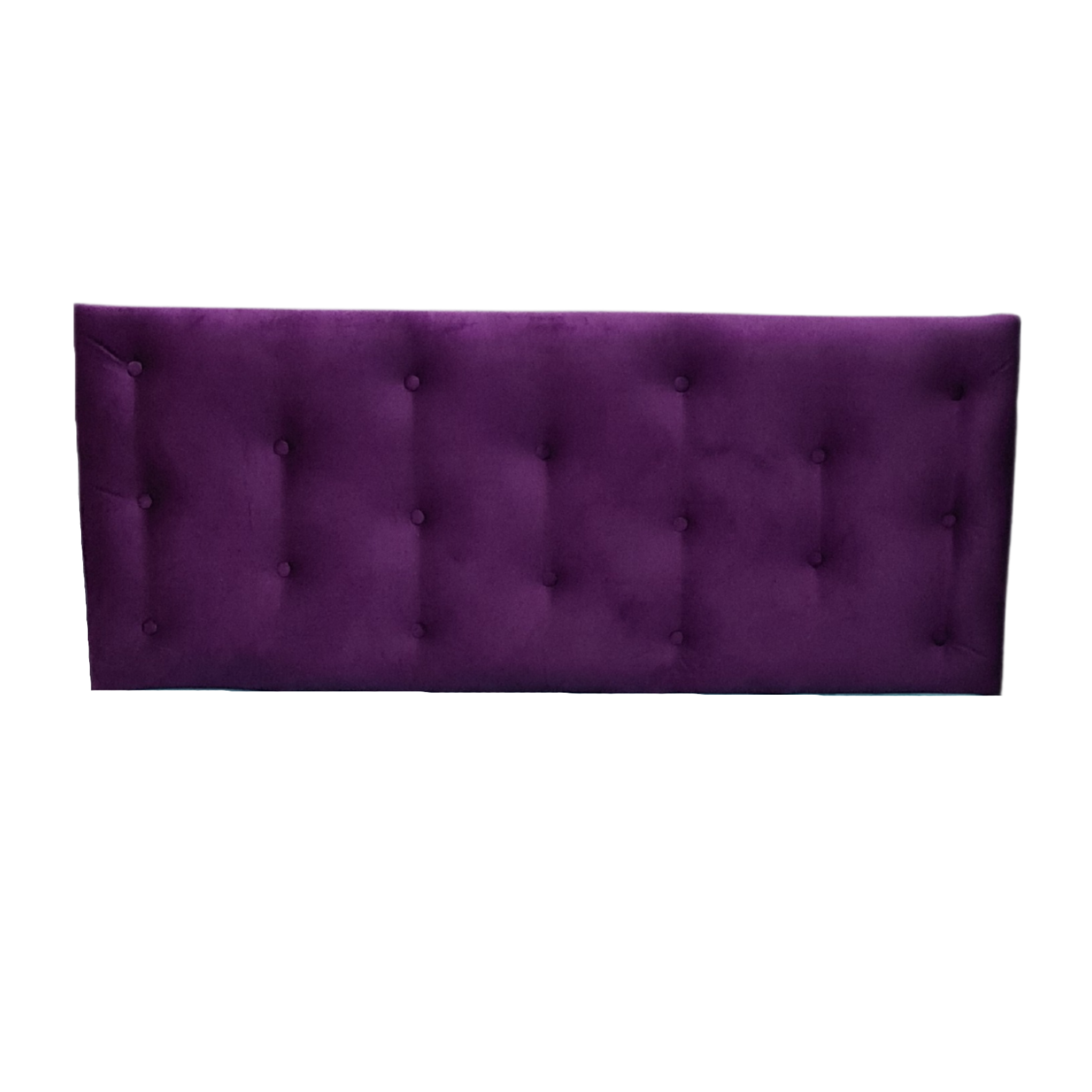 Respaldo de 2 plazas Morado Felpa