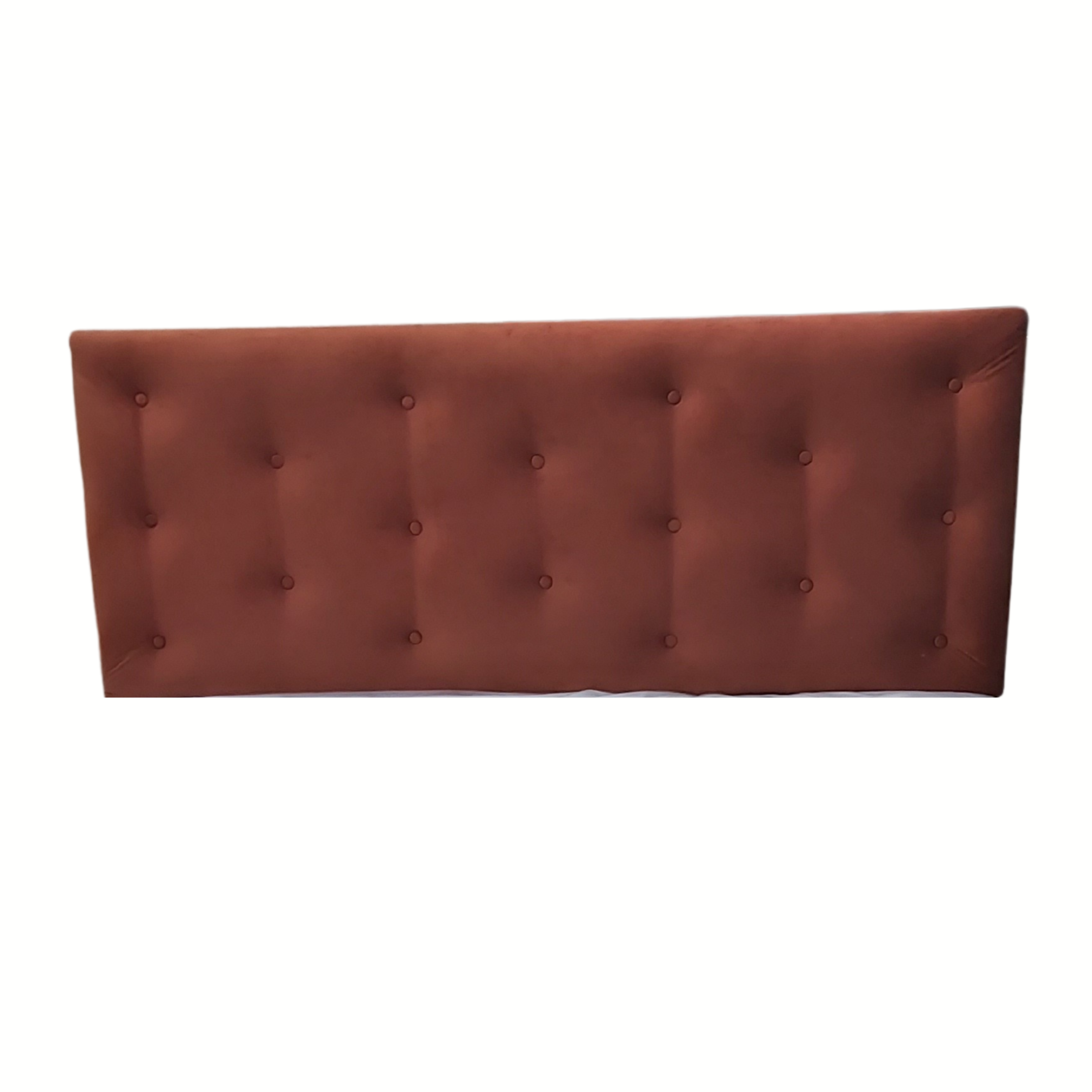 Respaldo de 2 plazas Marrón Felpa