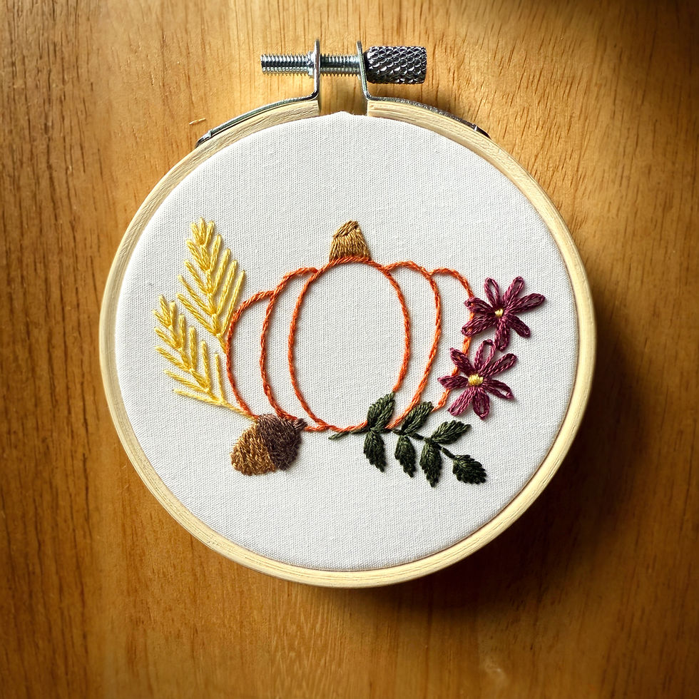 Fall Embroidery Workshop