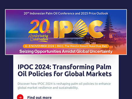 IPOC 2024: Transforming Palm Oil Policies for the Global Markets