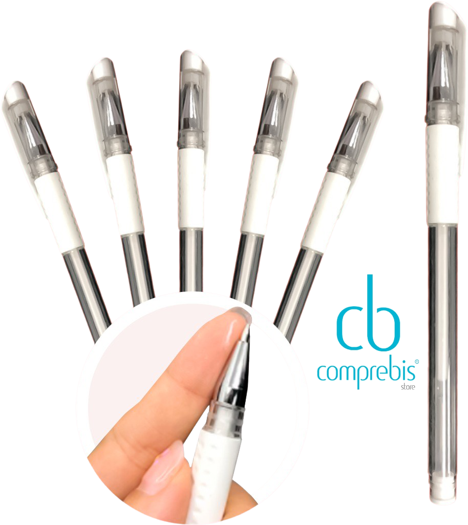 Caneta Branca em Gel Para Marcação de Design