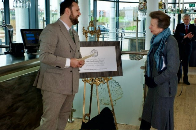 Richard Ord Colman with HRH The Princess Royal
