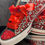 Thumbnail: Red/White and Black Converse with name