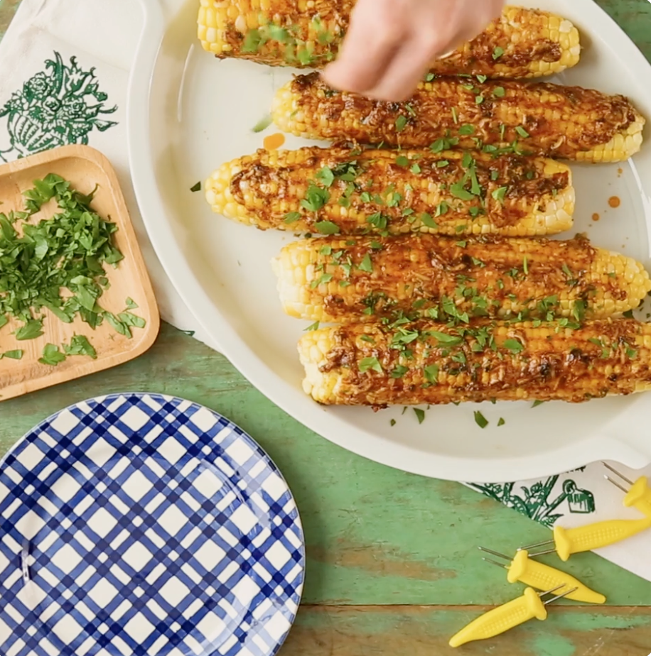 Garlic Parmesan Corn on the Cob