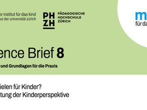 Was ist Spielen für Kinder? – Neuer Evidence Brief zur Bedeutung der Kinderperspektive