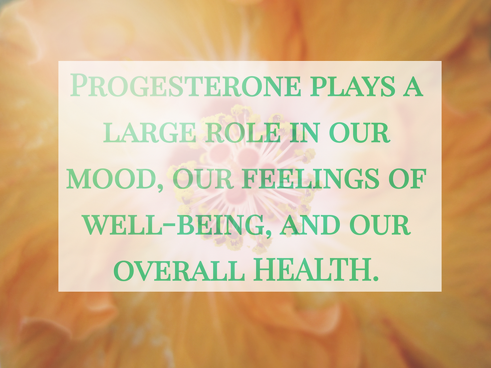 low progesterone