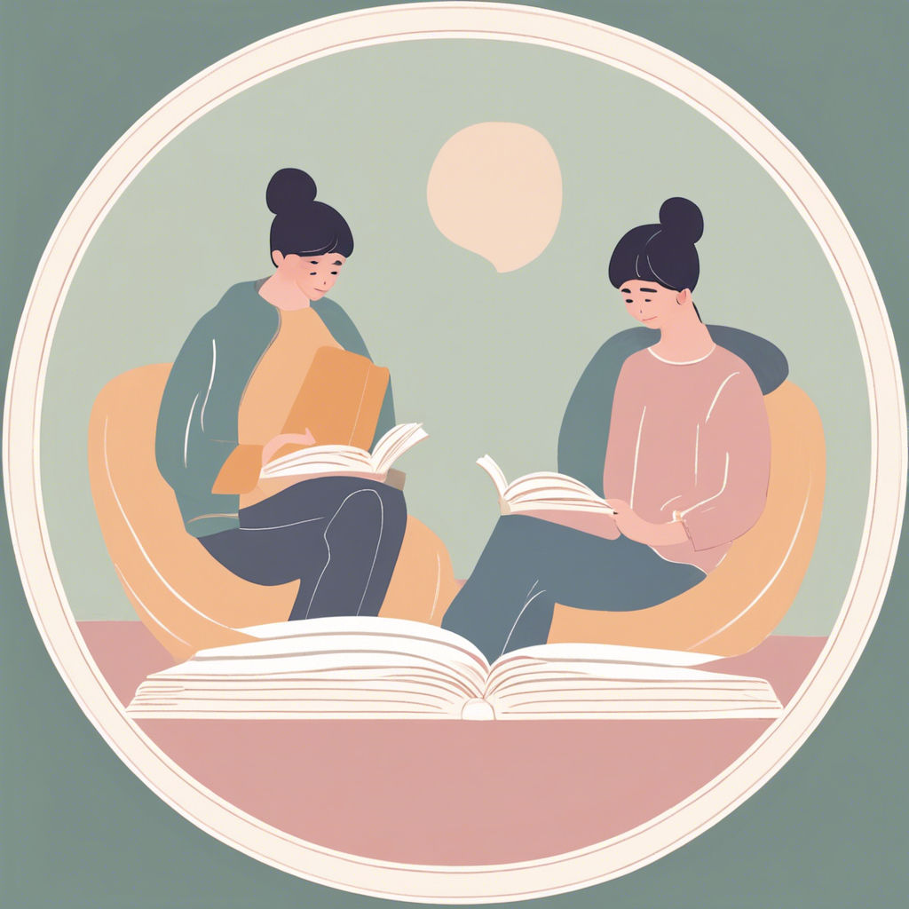 "Pastel art depicting a psychologist assisting a female student in a warm, soothing office to overcome dyslexia."