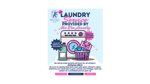 Free Laundry service for all MHCS Scholars.