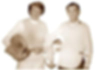 DFCD Diplom-Fechtmeisterin Lilo Grasses und Fechtmeister Fritz Eggert (Foto 1950)