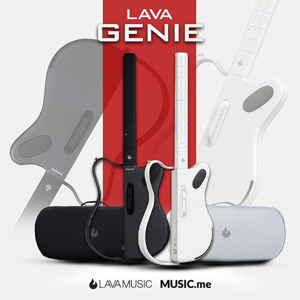 LAVA GENIE สมาร์ทกีตาร์ไร้สาย ดีไซน์บางเบา พกพาสะดวก