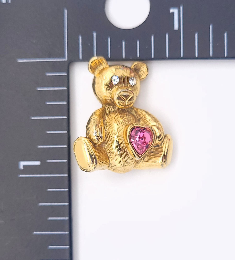 Thumbnail: 1928 Jewelry Co. Teddy Bear Pin