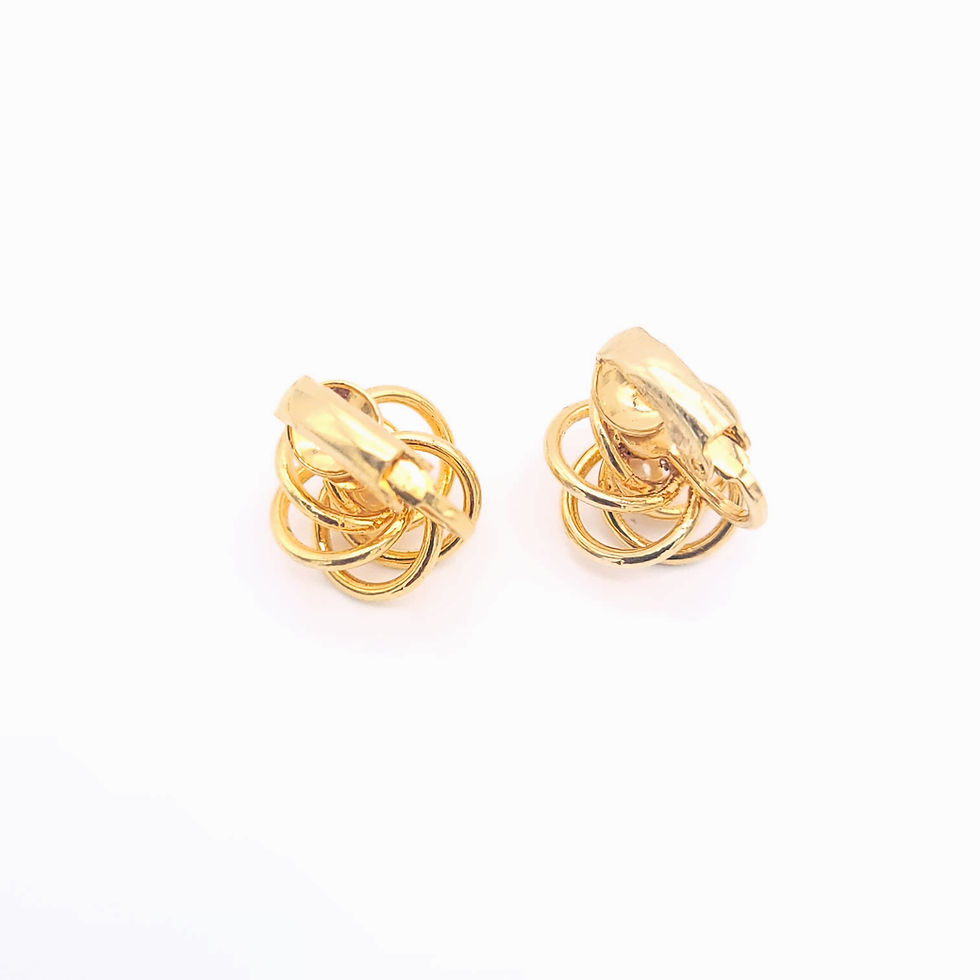 Thumbnail: 80s/90s  Pearl Swirl Earrings