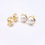 Thumbnail: 80s Mabe Pearl Geometric Earrings - Set of 2