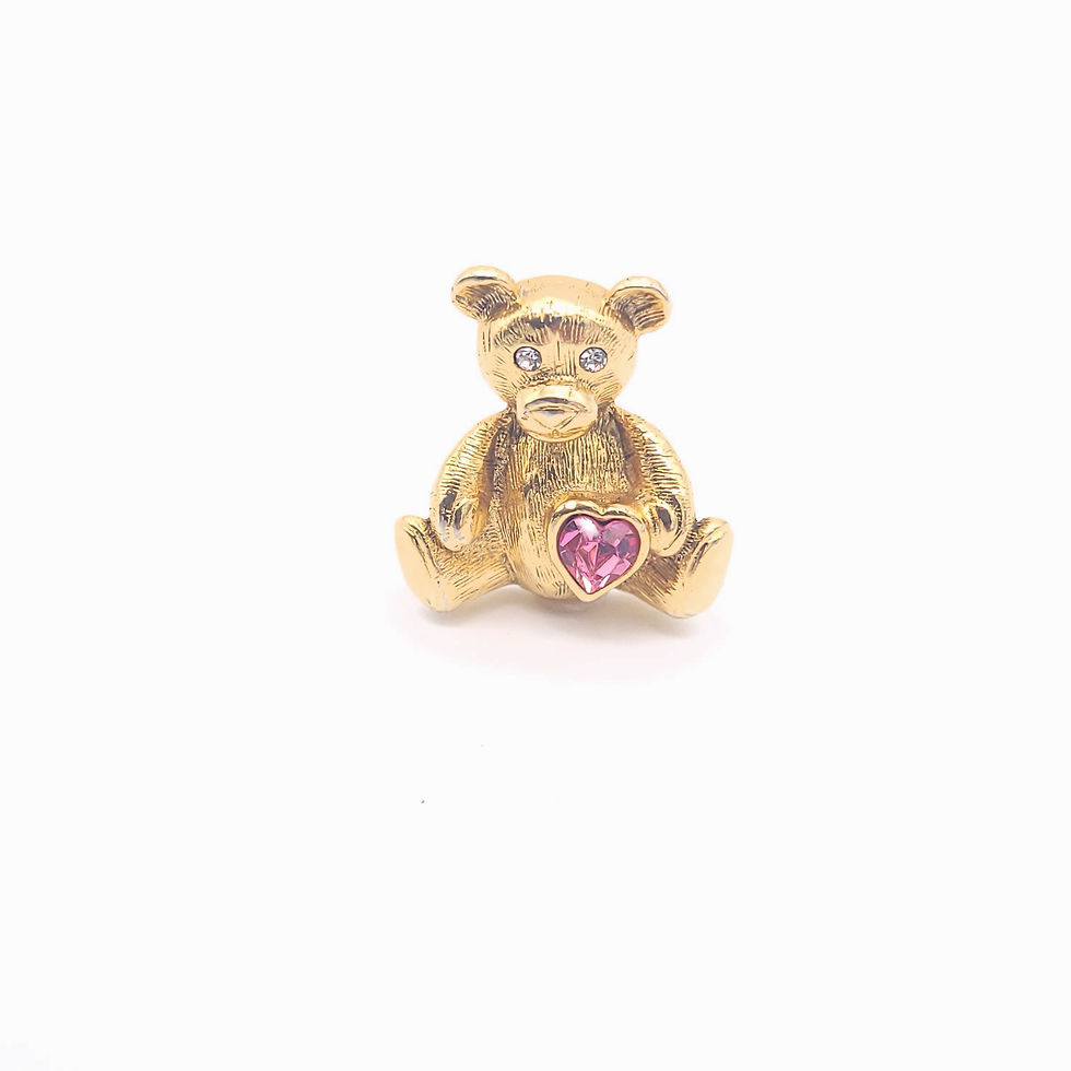 Thumbnail: 1928 Jewelry Co. Teddy Bear Pin