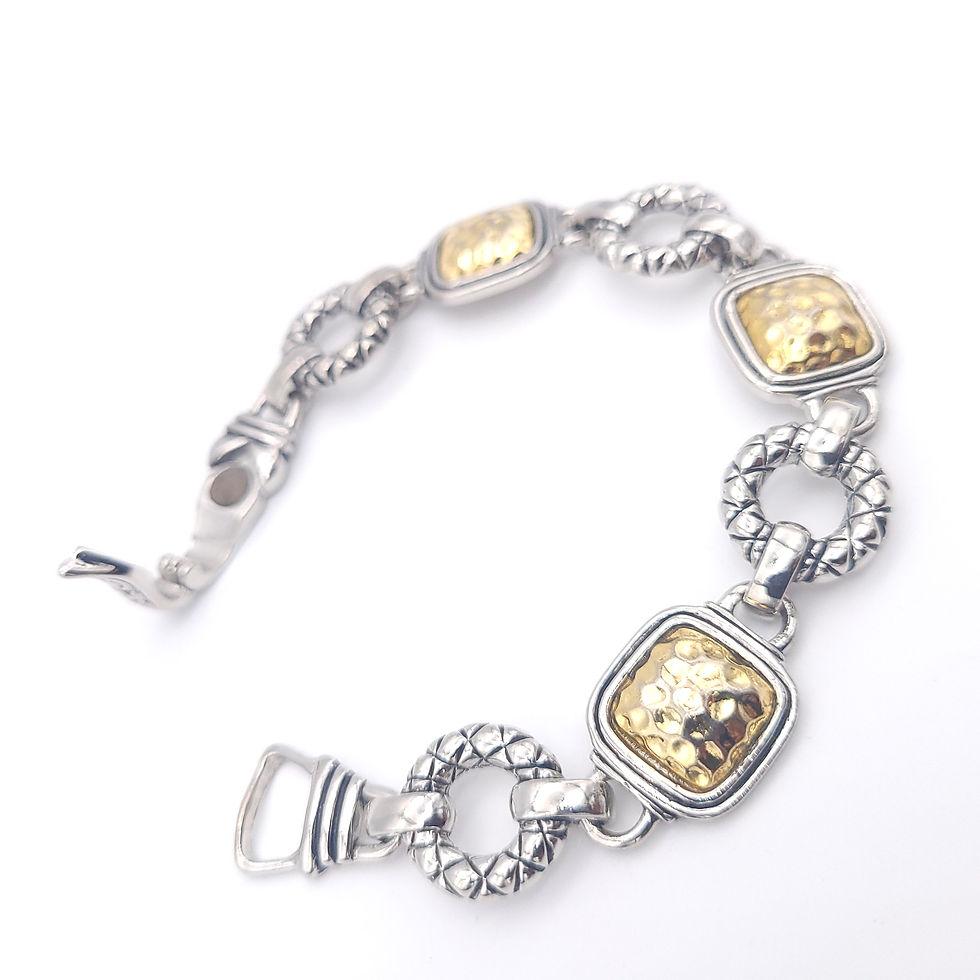 Thumbnail: Y2K Two Toned Panel Bracelet