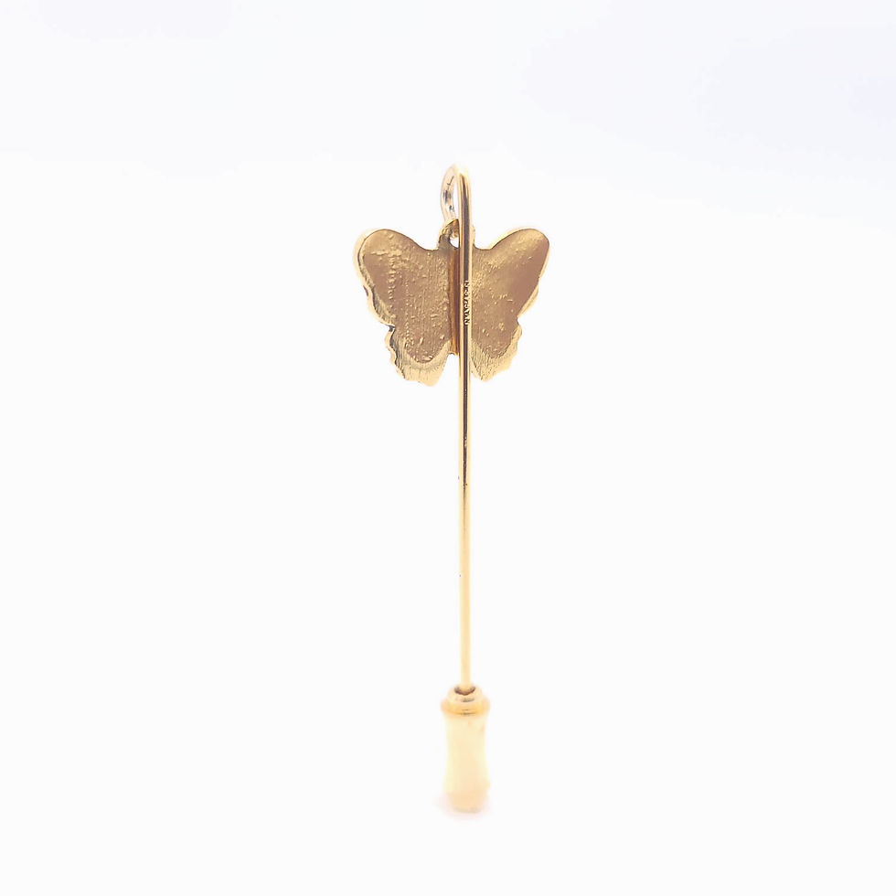 Thumbnail: Napier Cloisonné Butterfly Stick Pin