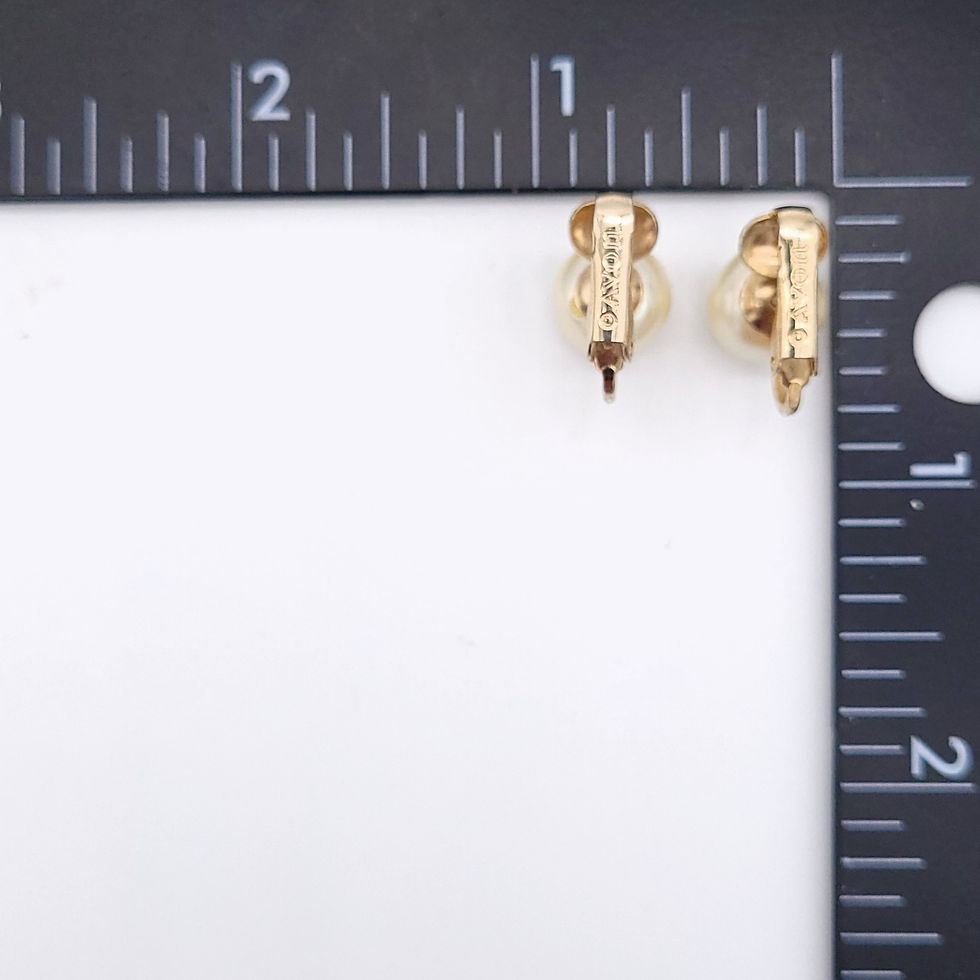 Thumbnail: Avon Faux Pearl Stud Earrings