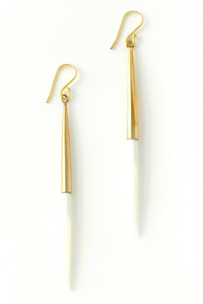 Thumbnail: Kenyan Brass Javelin Earrings