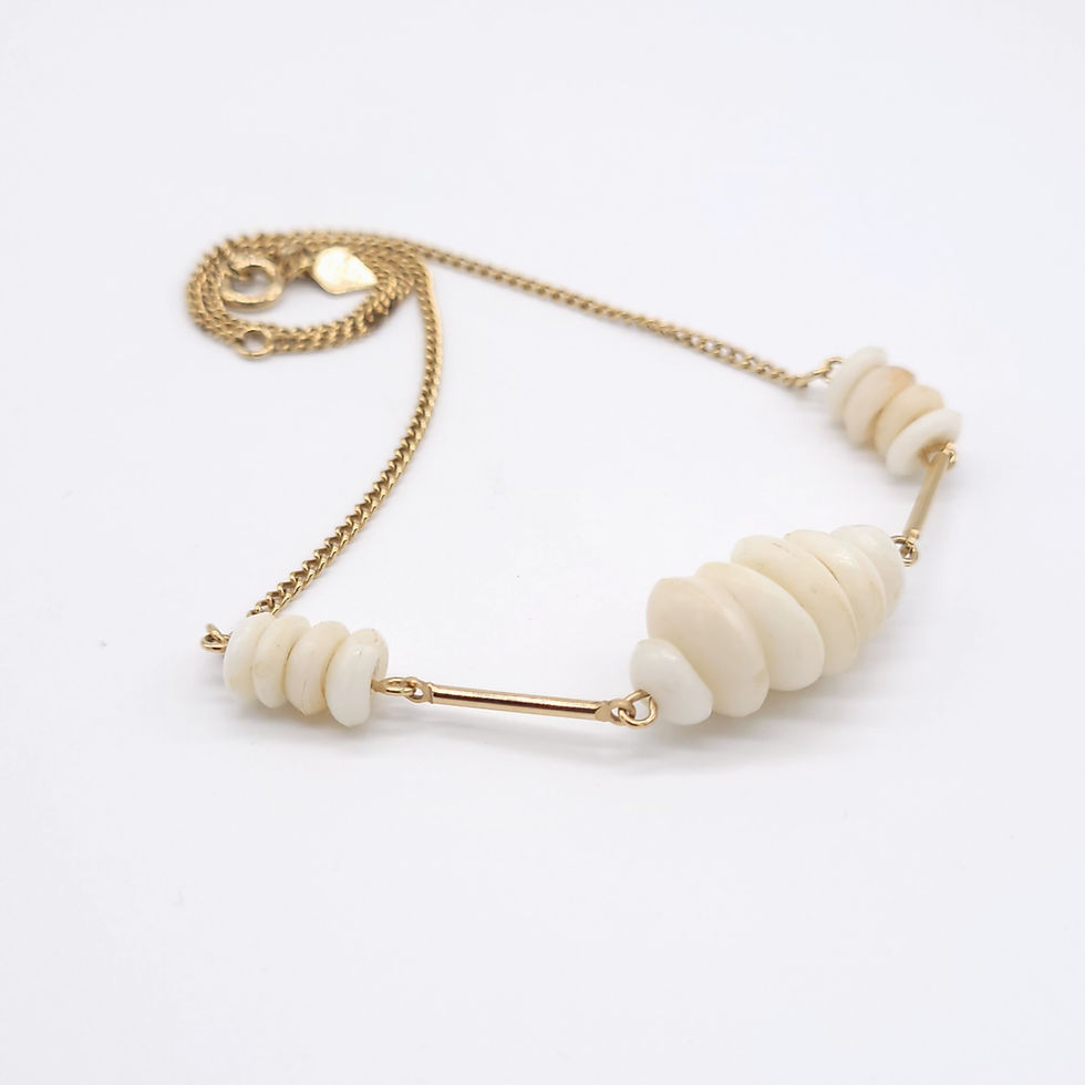 Thumbnail: Sarah Coventry Puka Necklace