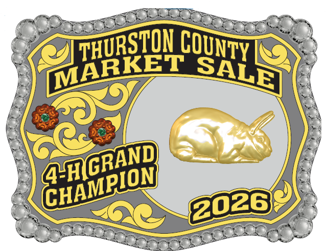 2026 Buckle Sponsorship - 4-H Rabbits
