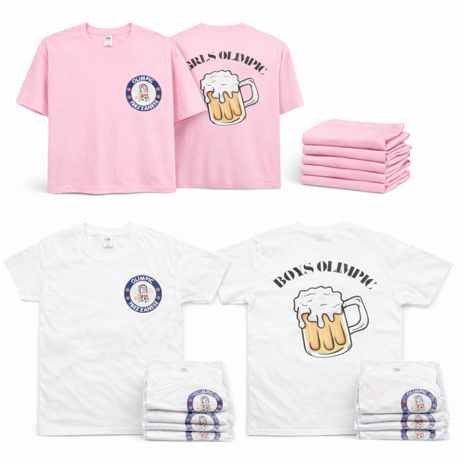 T-shirt Olimpic Trezzanese con stampa DTF