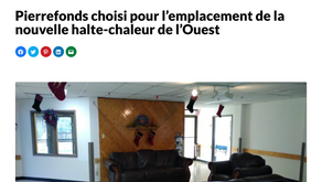 Pierrefonds choisi pour l’emplacement de la nouvelle halte-chaleur de l’Ouest