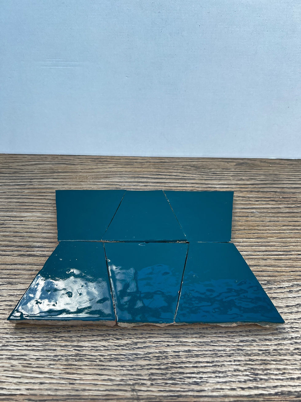 Miniature : Zellige trapèze colvert