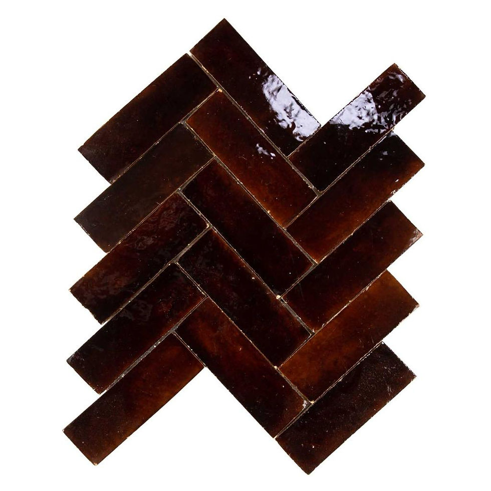 Miniature : Zellige Lie de Vin ZE26