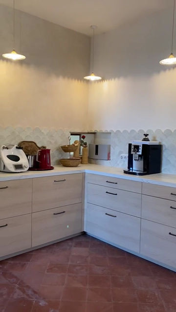 Miniature : Chakour ou zellige écaille de poisson blanc nacré