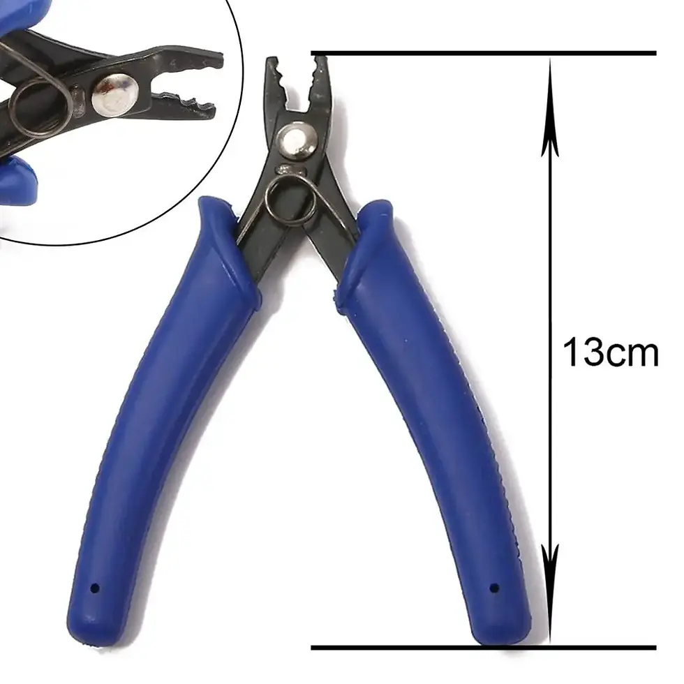Thumbnail: Mini Pliers Tools Set for Jewelry Making Beading Round Flat Long Needle Nose