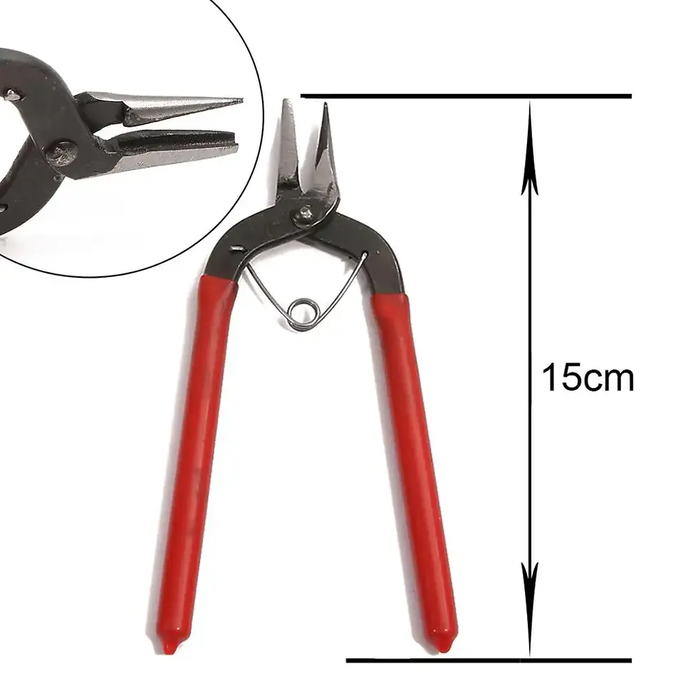 Thumbnail: Mini Pliers Tools Set for Jewelry Making Beading Round Flat Long Needle Nose