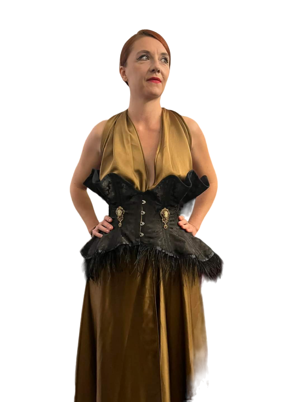 Miniature : serre-taille Underbust corolle steampunk