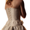 Miniature : Corset mariage femme blanc, borderies et plumes