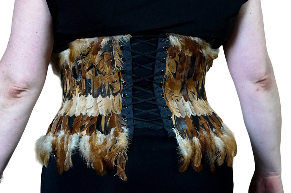 الصورة المصغرة: Serre-taille plumes de coq