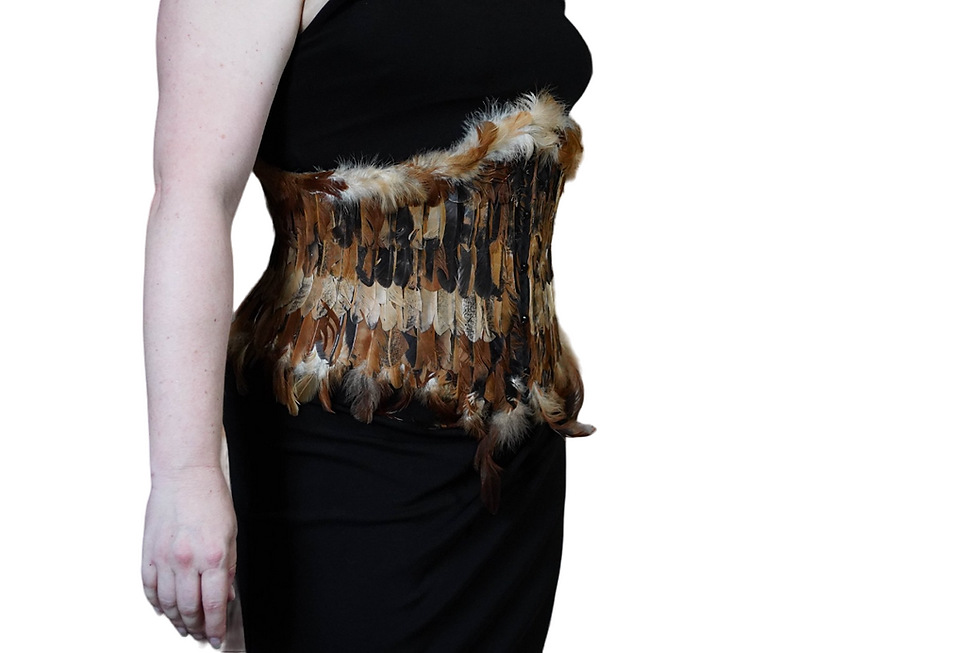 الصورة المصغرة: Serre-taille plumes de coq