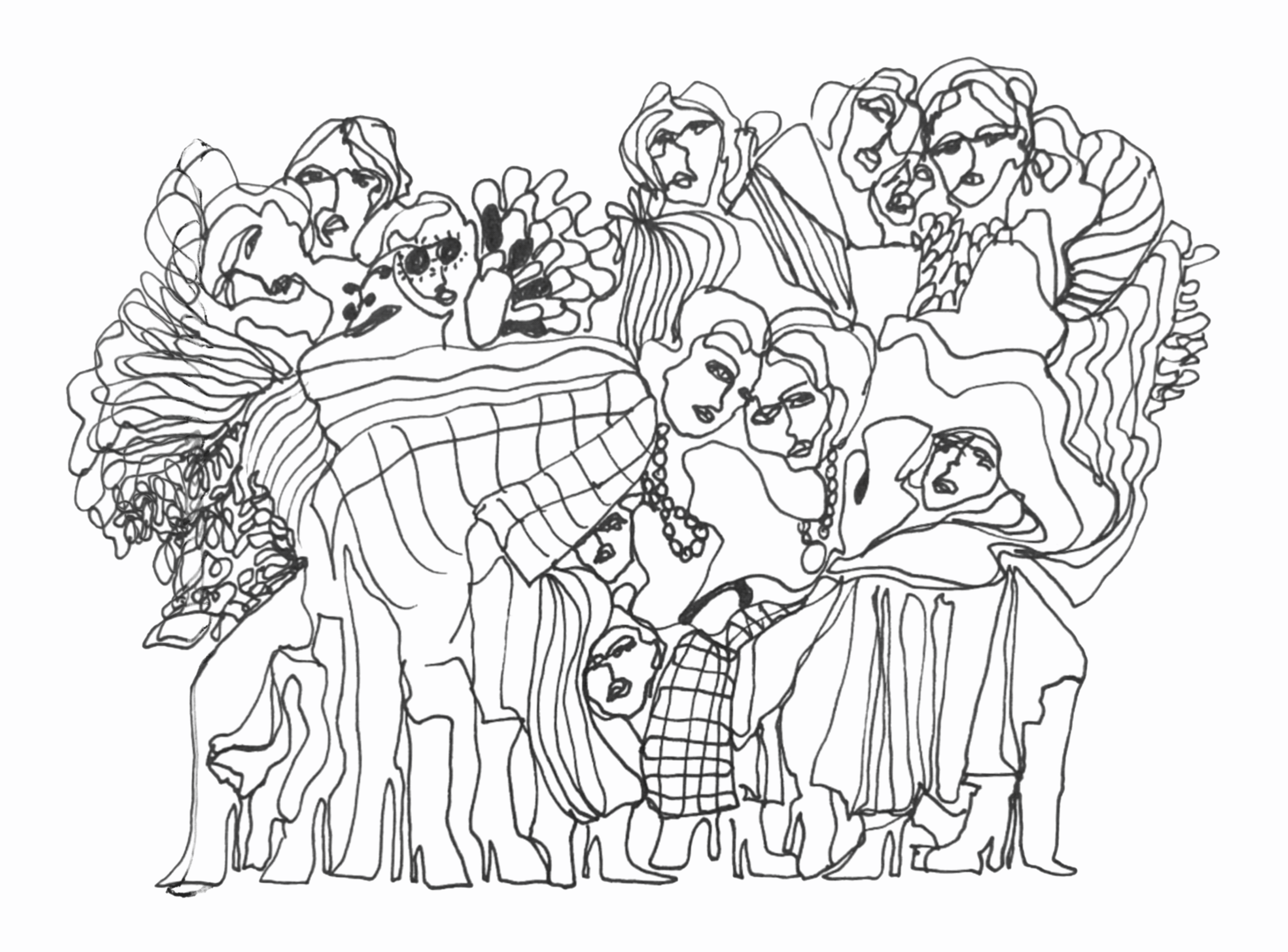 Fashion illustration gif