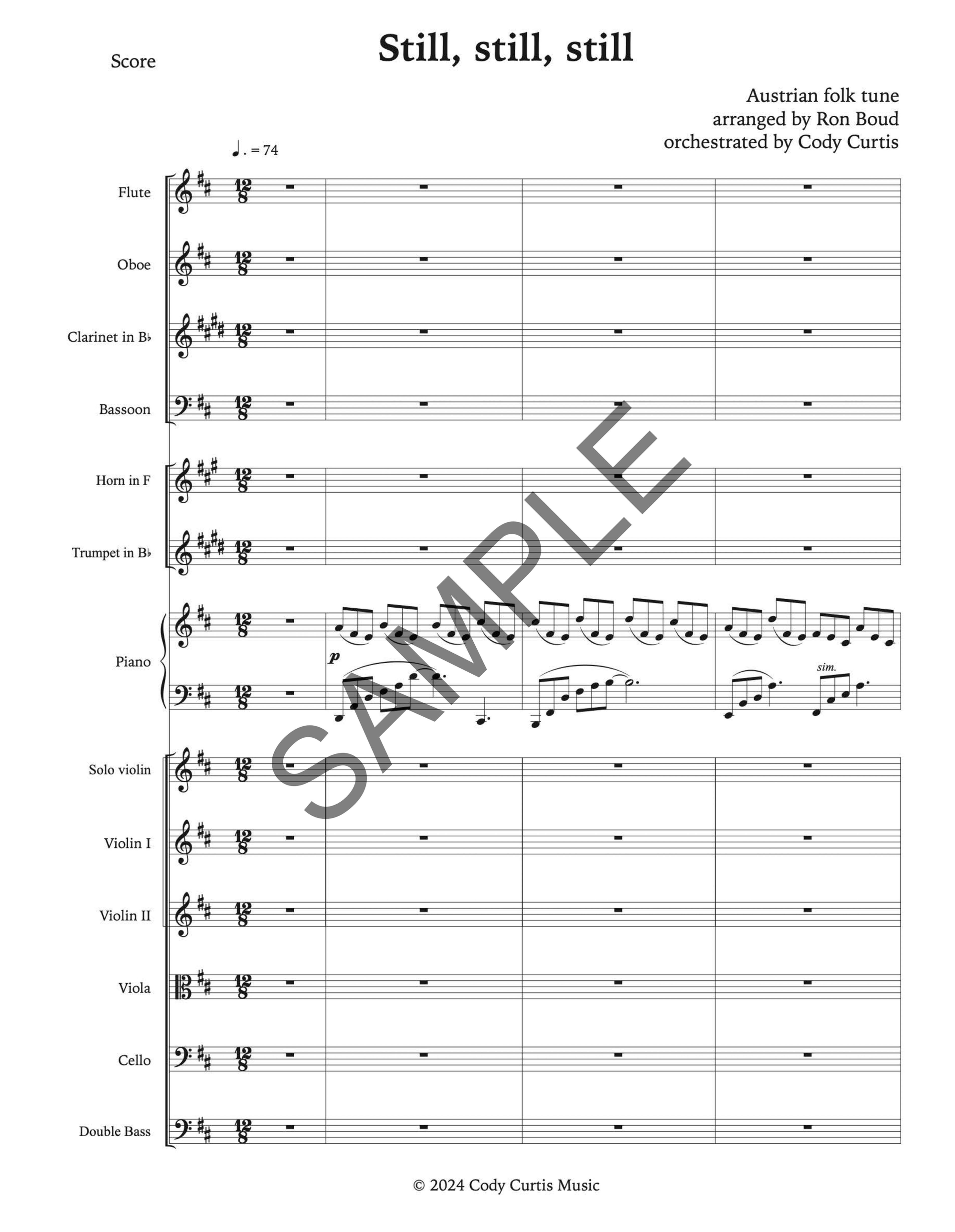 Still, Still, Still - Score and Parts
