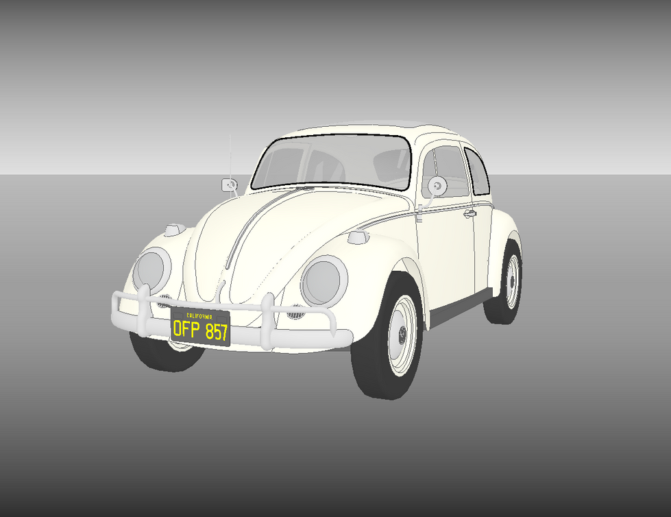 1963 VW Beetle CAD Model