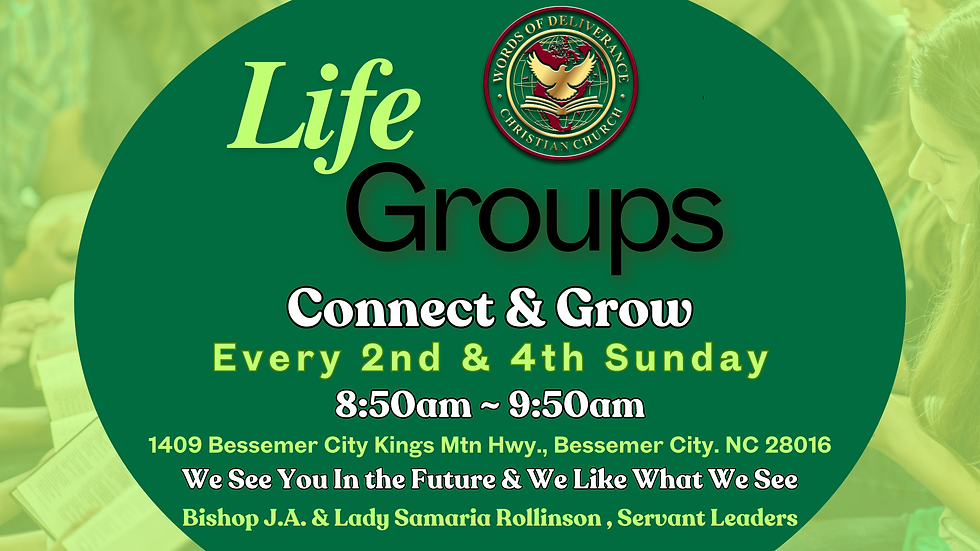 Sunday School: LifeGroups