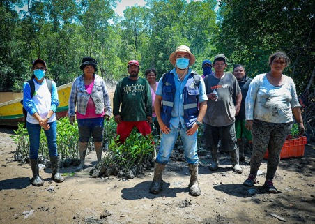 Planting of 10,000 Mangrove propagules
