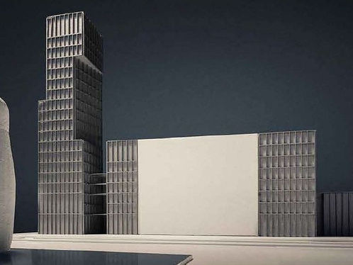 Maqueta del projecte de edificació