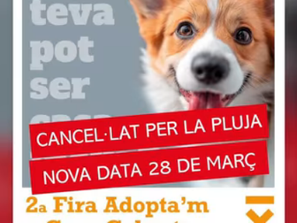 Nota de cancelacio amb la nova data
