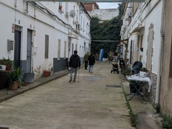 Les obres de reurbanització del pas de Valls milloren l'accessibilitat al Turó de la Font de la Guatlla