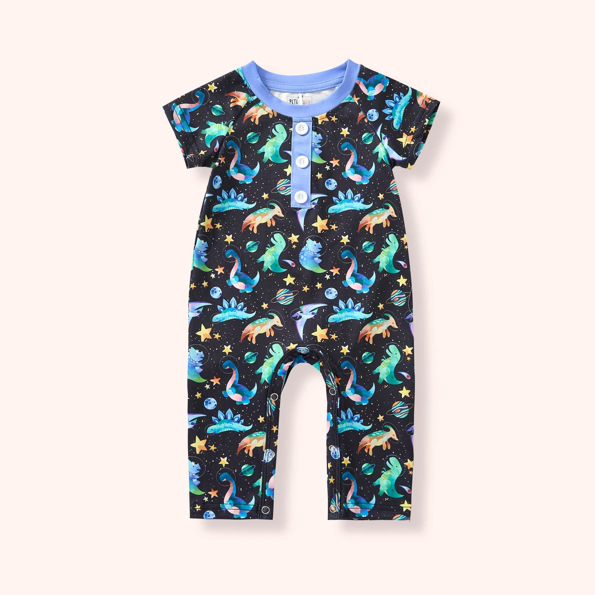 Boys' Space Dinos Romper - Pre-Order