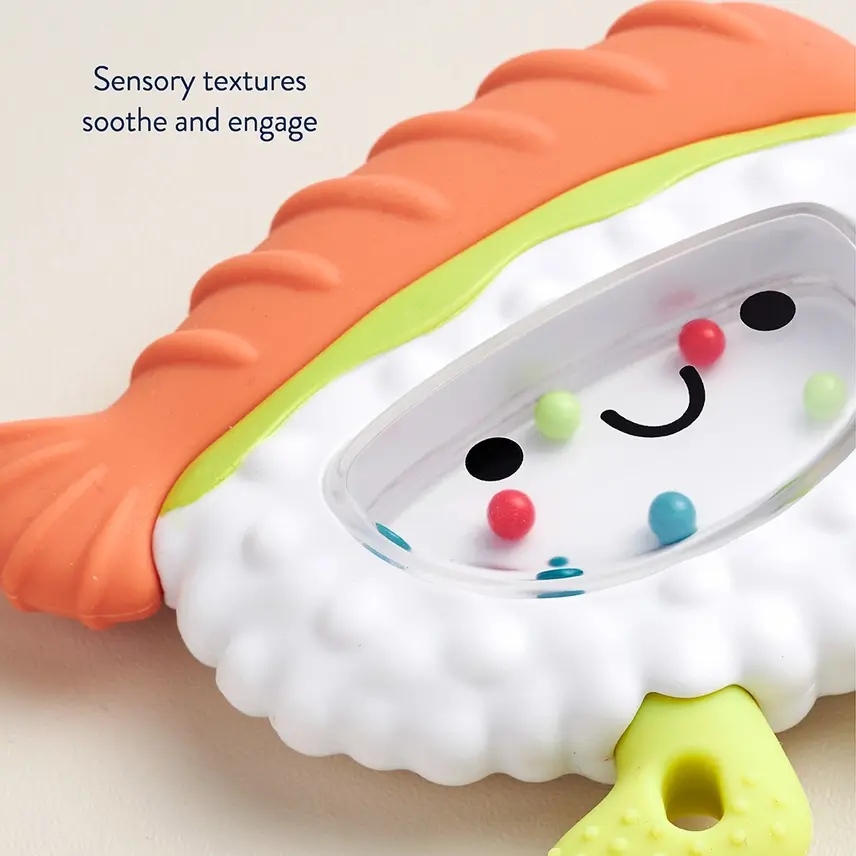 Thumbnail: Sweetie Shake Plus - Teething + Rattle Toy - Sushi